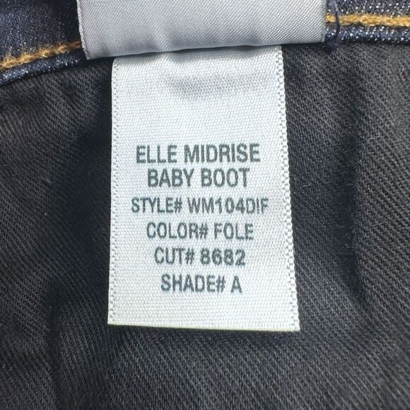 Hudson Jeans Elle Mid-Rise Baby Bootcut - Size 28 - Picture 8 of 8